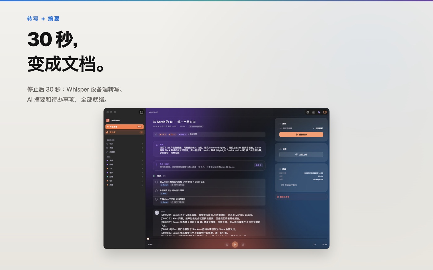 文字稿和摘要