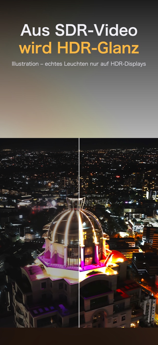SDR-Video mit HDR-Helligkeit
