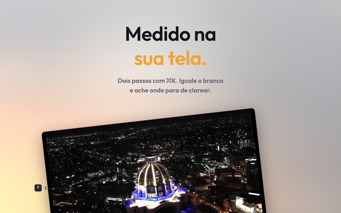 Calibração em duas etapas com ⌘K