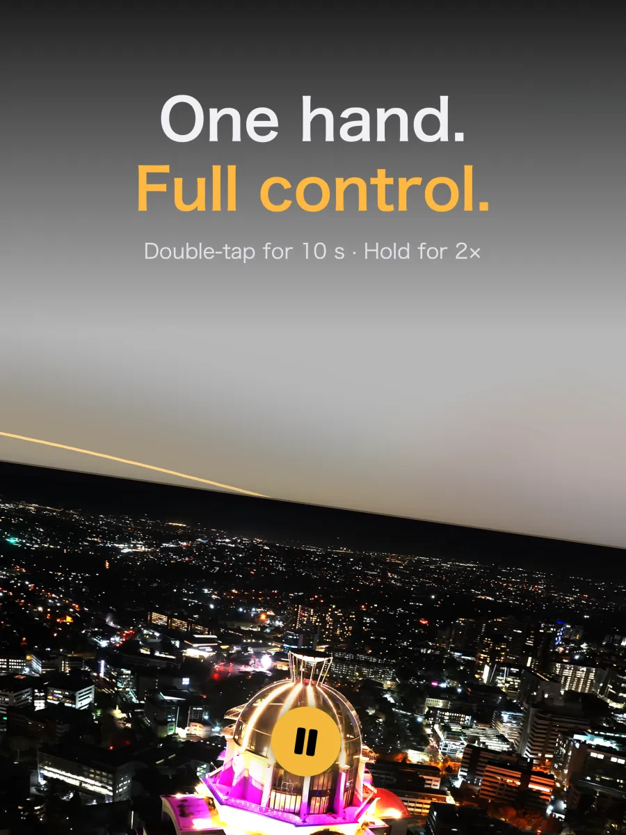 iPad: One hand, total control